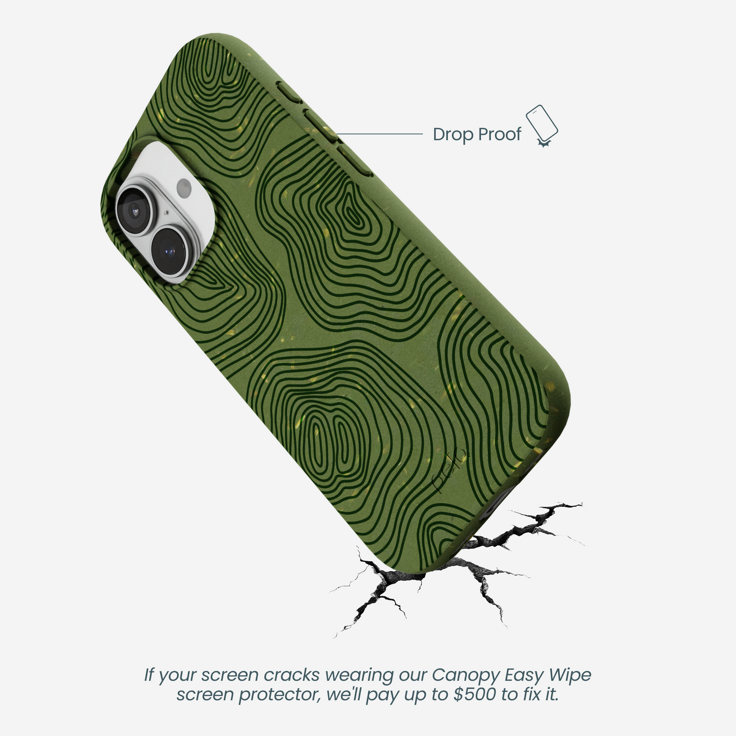 Forest Floor Time Etched iPhone 17 Case