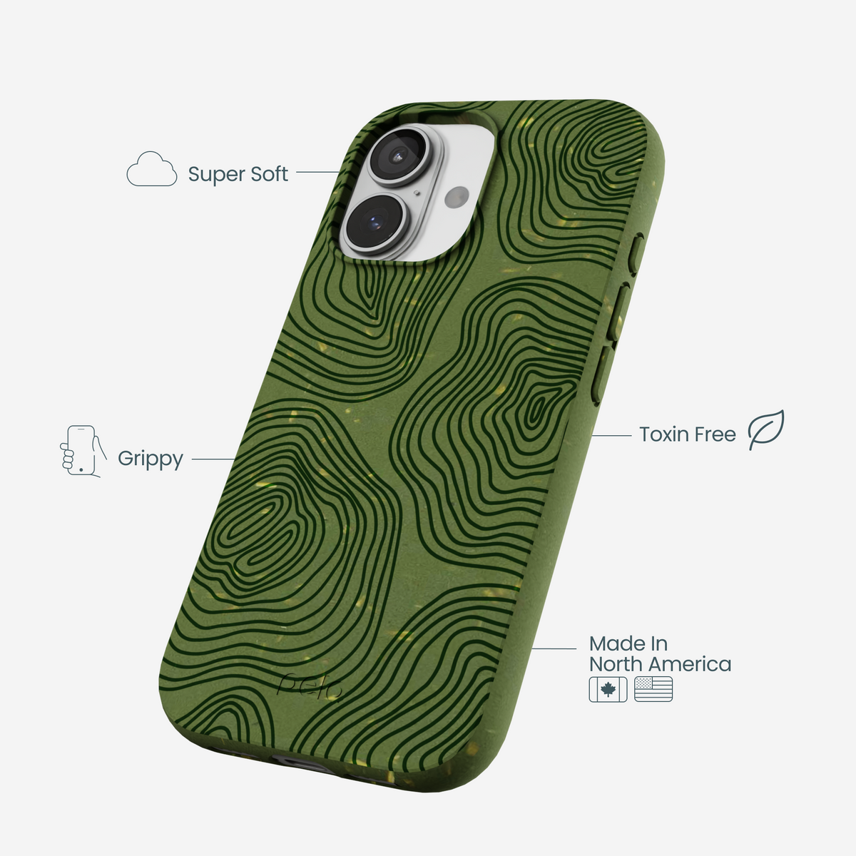 Forest Floor Time Etched iPhone 17 Case