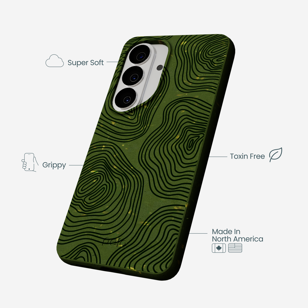 Forest Floor Time Etched Samsung Galaxy S26 Case