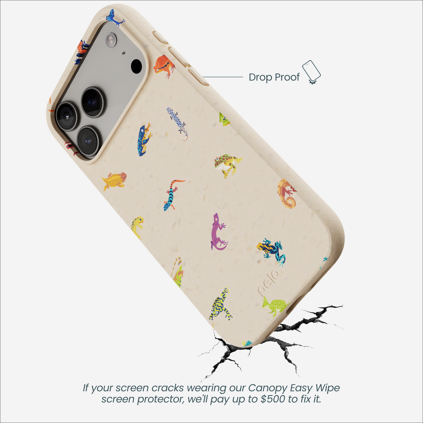 Seashell Tiny Amphibians iPhone 17 Pro Max Case