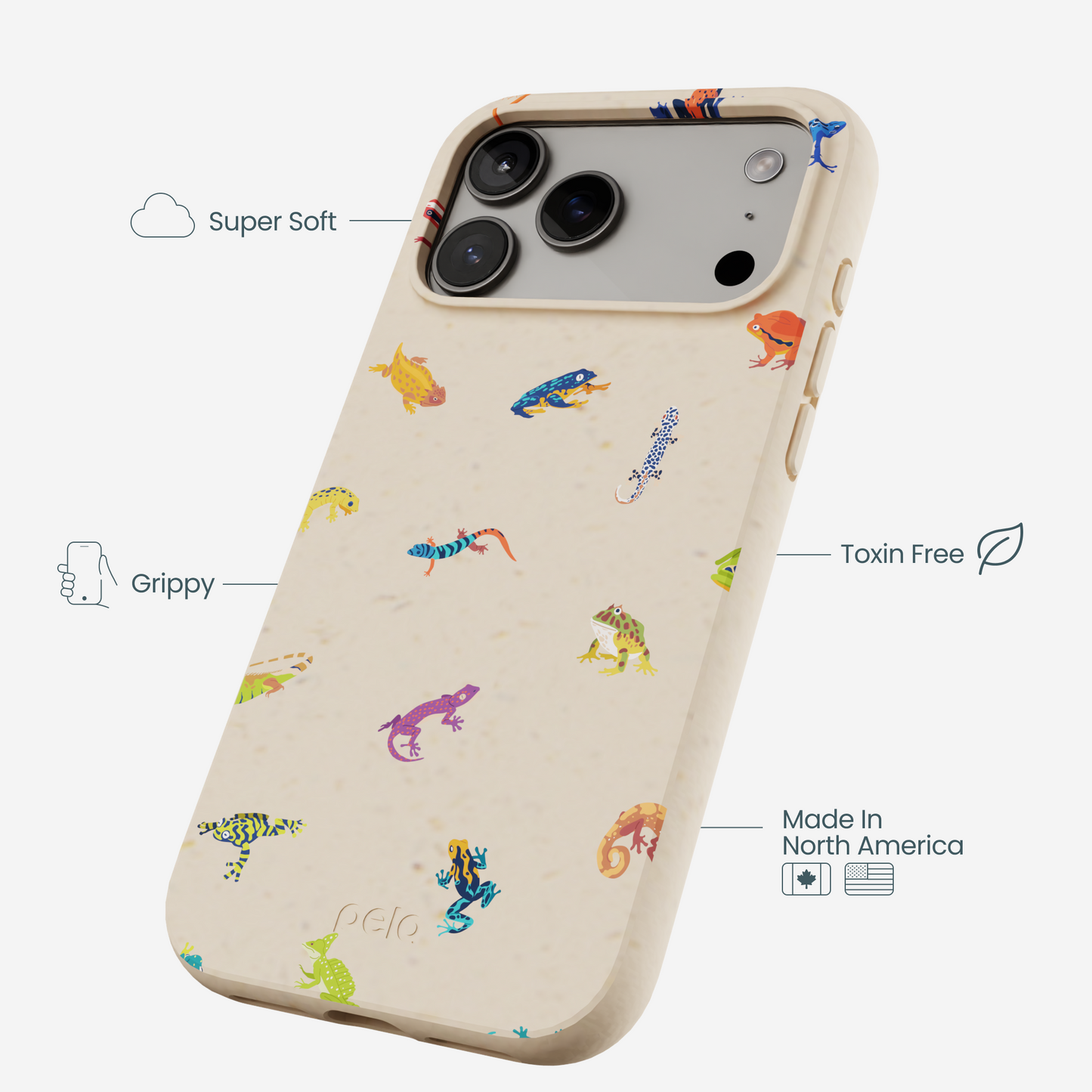 Seashell Tiny Amphibians iPhone 17 Pro Max Case