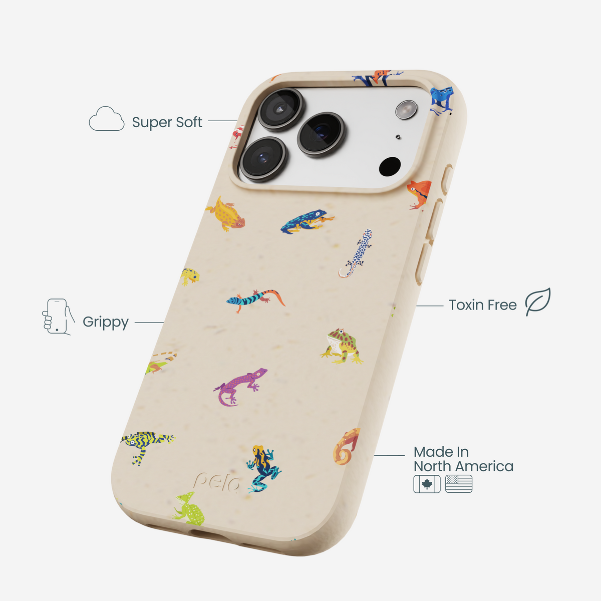 Seashell Tiny Amphibians iPhone 17 Pro Case