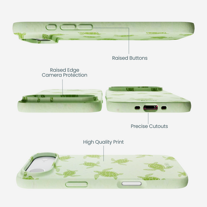 Sage Green Tiny Turtles iPhone Air Case