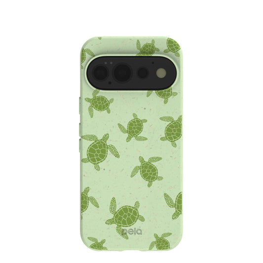 Sage Green Tiny Turtles Google Pixel 11 Pro Case