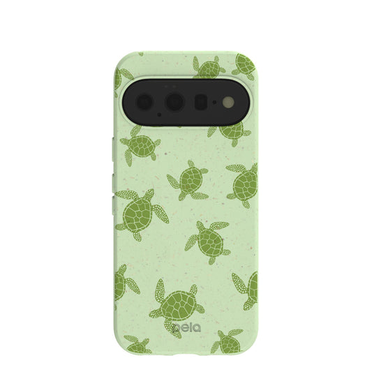 Sage Green Tiny Turtles Google Pixel 11 Case