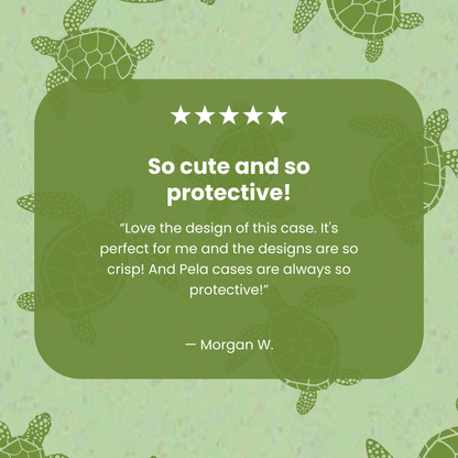 Sage Green Tiny Turtles iPhone 17 Pro Case