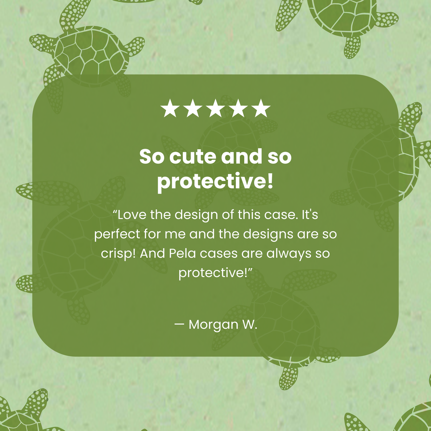 Sage Green Tiny Turtles iPhone 17 Case