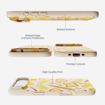 Seashell Toast Garden iPhone Air Case
