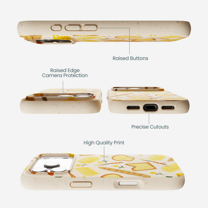 Seashell Toast Garden iPhone 17 Pro Case