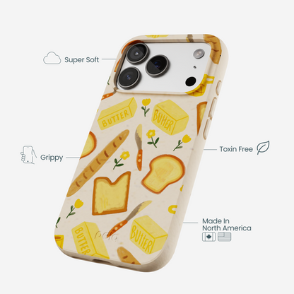 Seashell Toast Garden iPhone 17 Pro Case