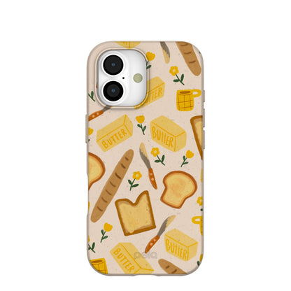 Seashell Toast Garden iPhone 17 Case