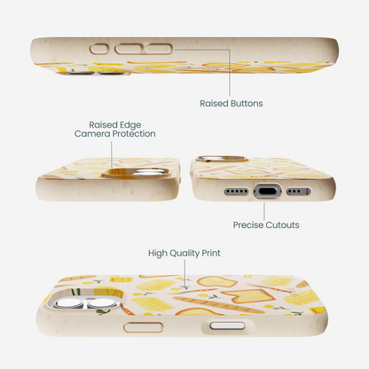 Seashell Toast Garden iPhone 17 Case