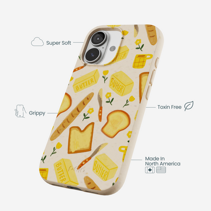 Seashell Toast Garden iPhone 17 Case