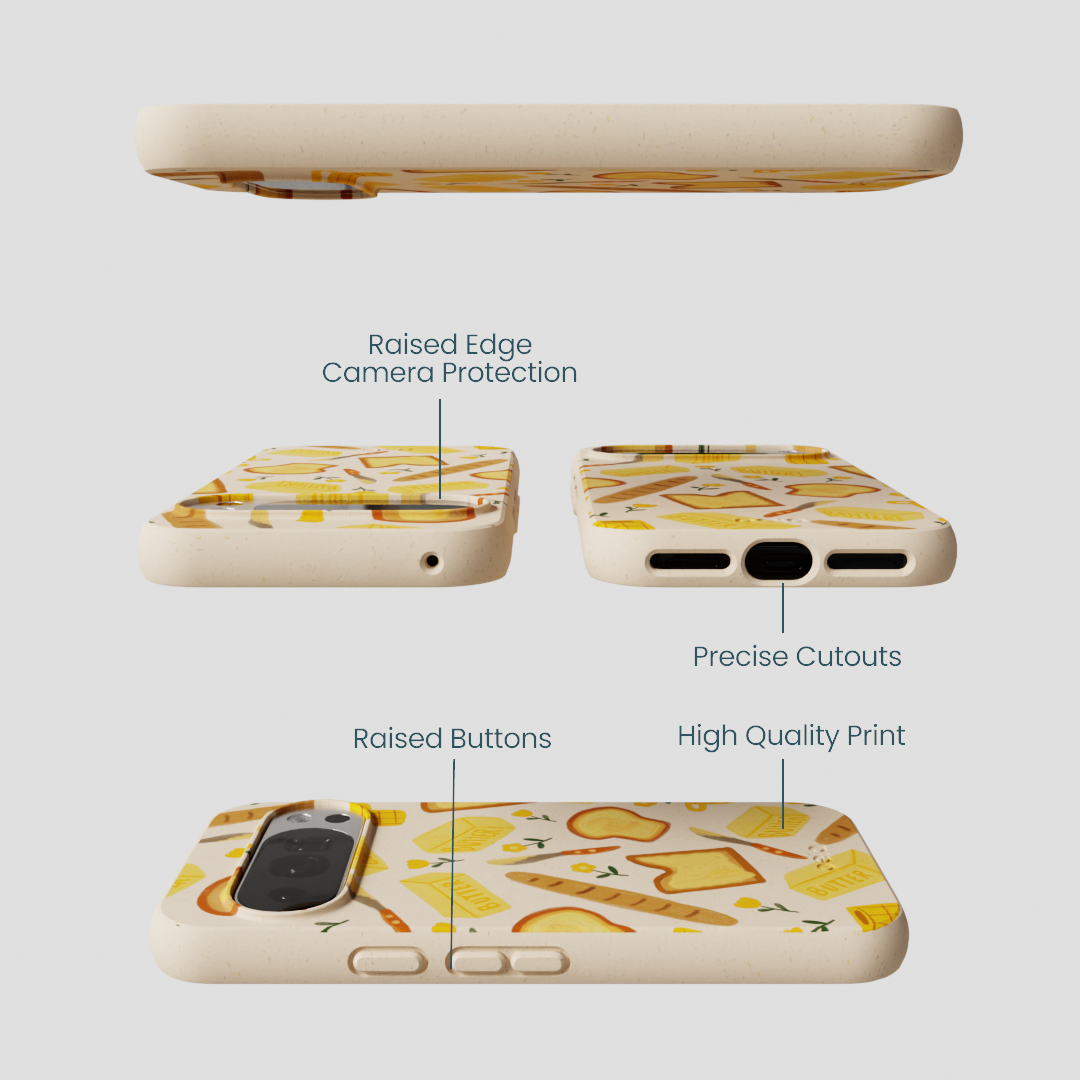 Seashell Toast Garden Google Pixel 10/10 Pro Case