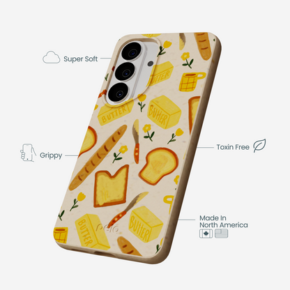 Seashell Toast Garden Samsung Galaxy S26 Case
