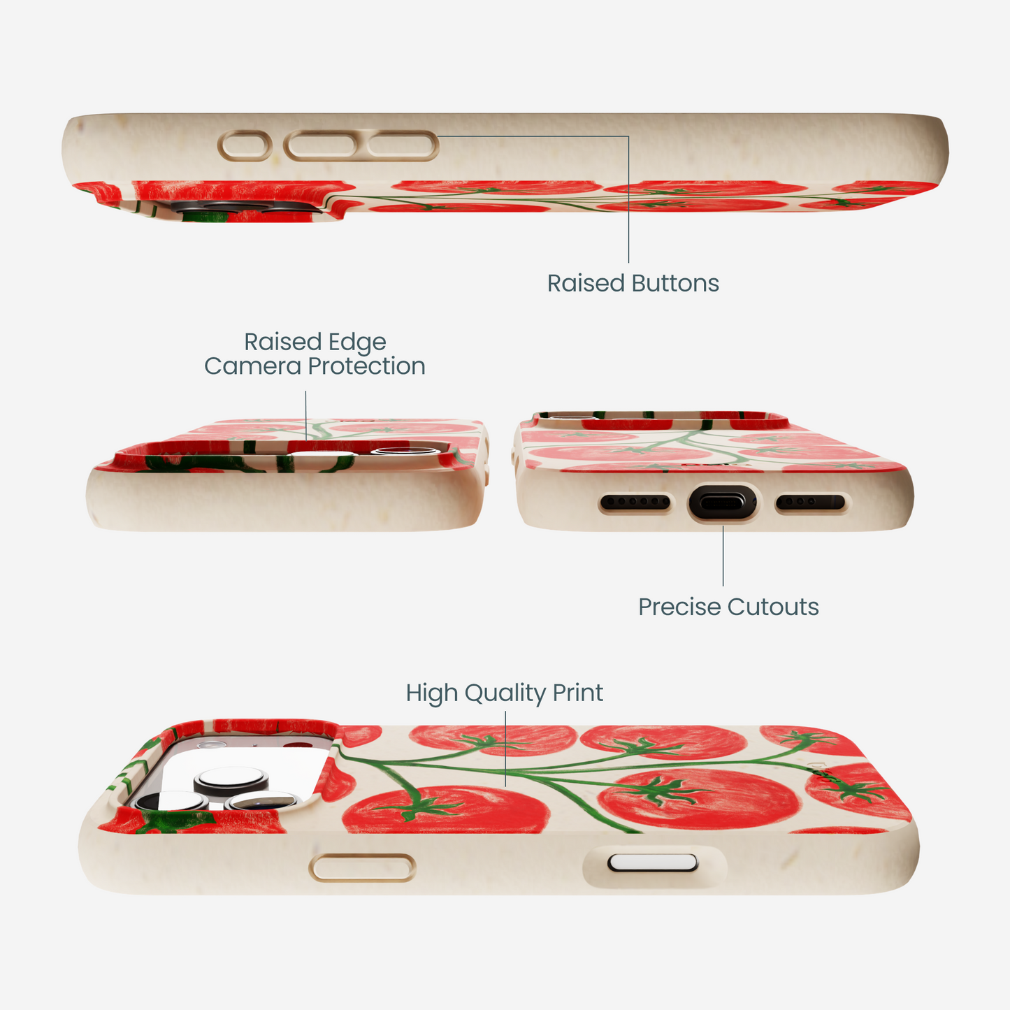 Seashell Tomato Tango iPhone 17 Pro Max Case