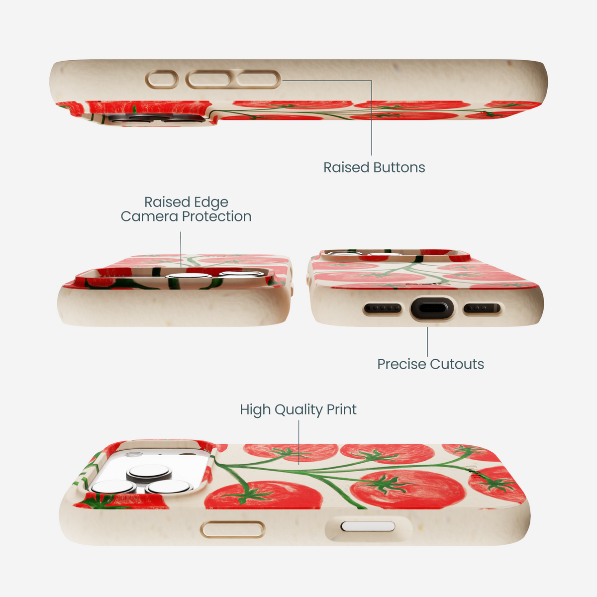 Seashell Tomato Tango iPhone 17 Pro Case