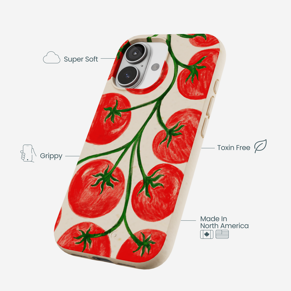 Seashell Tomato Tango iPhone 17 Case