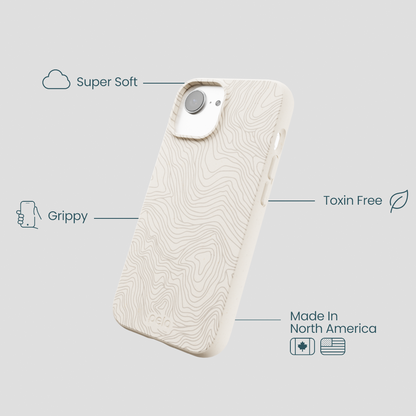 London Fog Trail Lines iPhone 16e/17e Case
