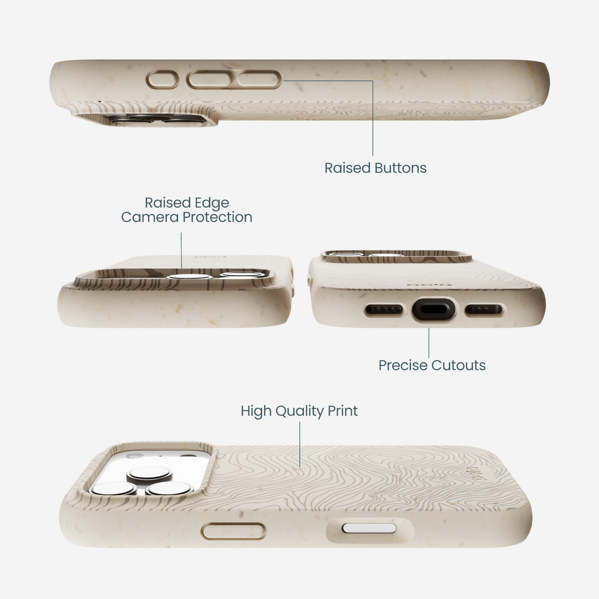 London Fog Trail Lines iPhone 17 Pro Case