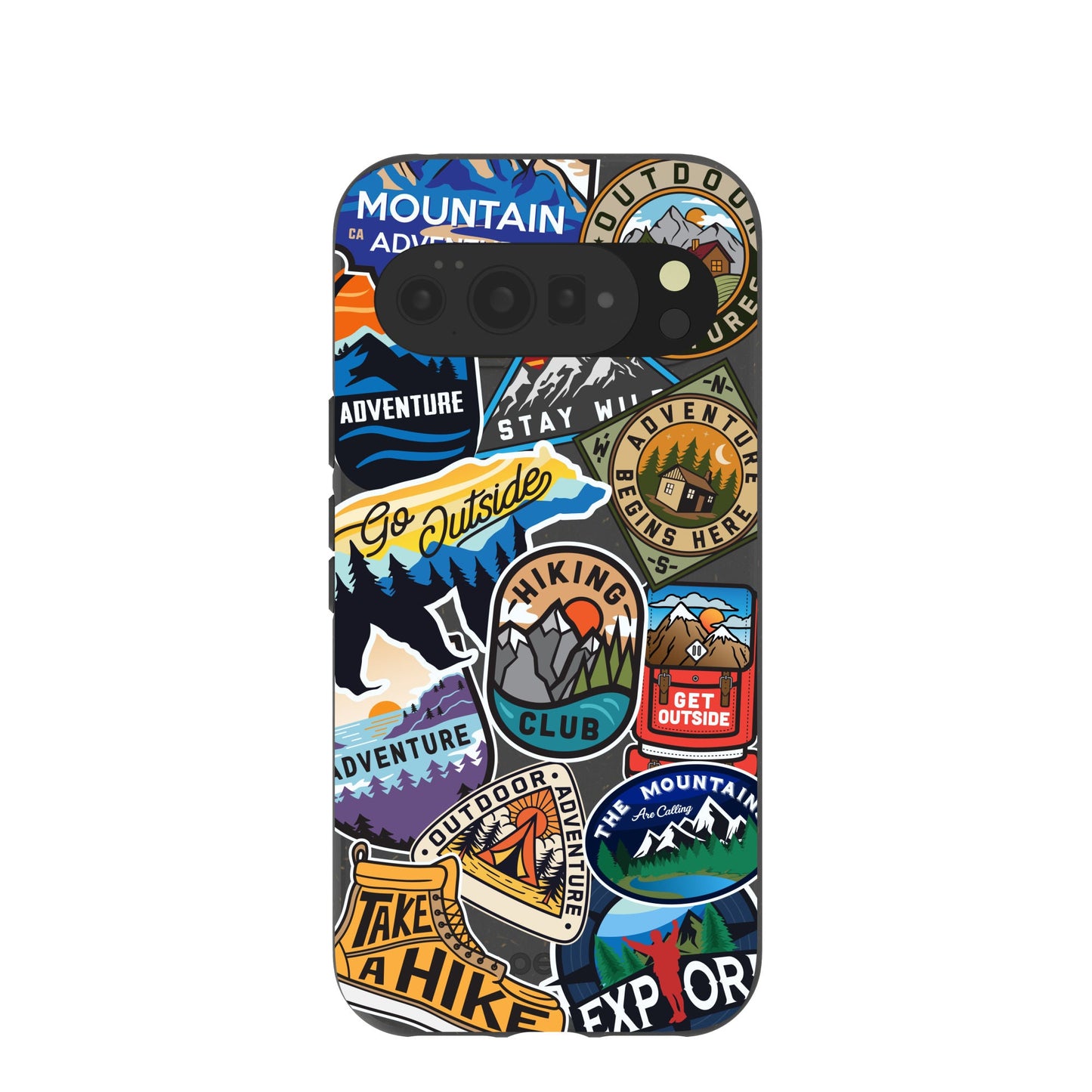 Black Trail Stickers Google Pixel 10 Pro XL Case