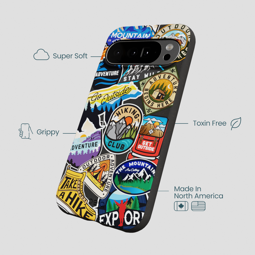 Black Trail Stickers Google Pixel 10 Pro XL Case