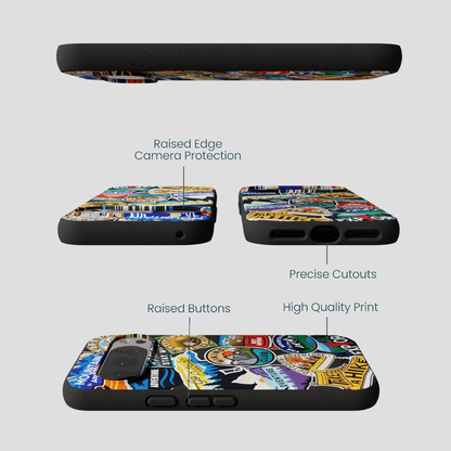 Black Trail Stickers Google Pixel 10/10 Pro Case
