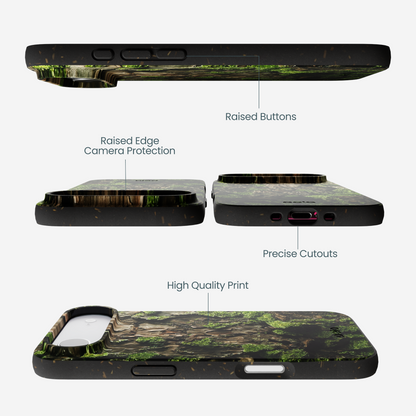 Black Tree Bark iPhone Air Case