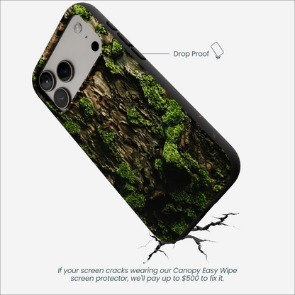 Black Tree Bark iPhone 17 Pro Max Case