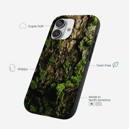 Black Tree Bark iPhone 17 Case