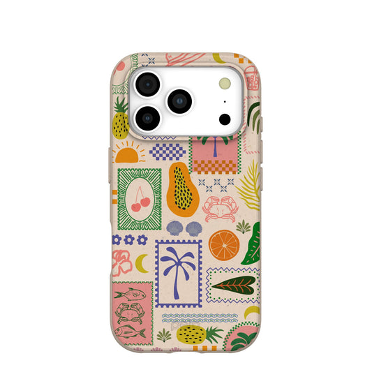 Seashell Tropic Muse iPhone 17 Pro Case