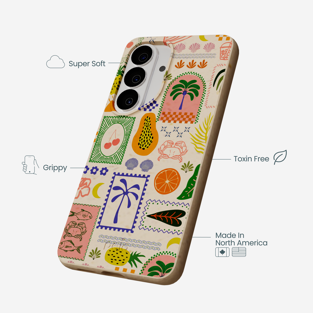 Seashell Tropic Muse Samsung Galaxy S26 Case