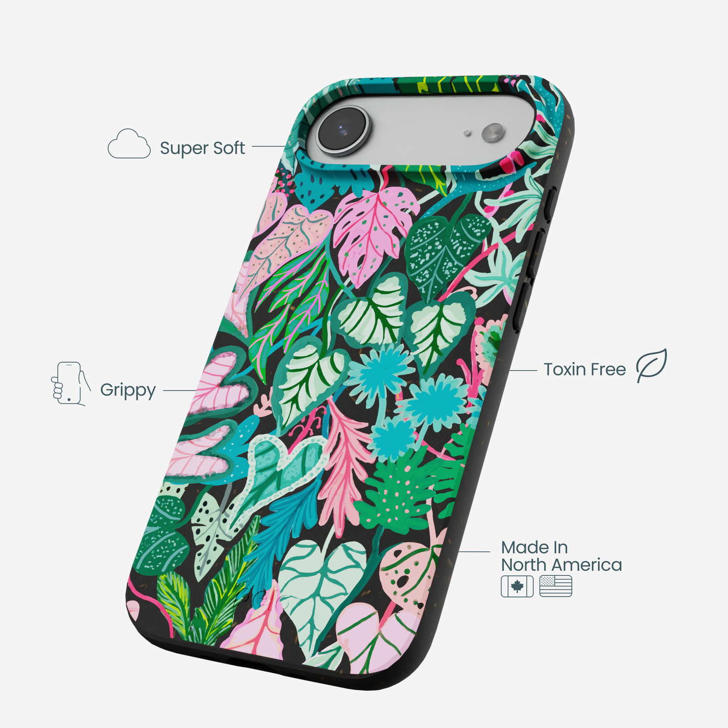 Black Tropic Noir iPhone Air Case