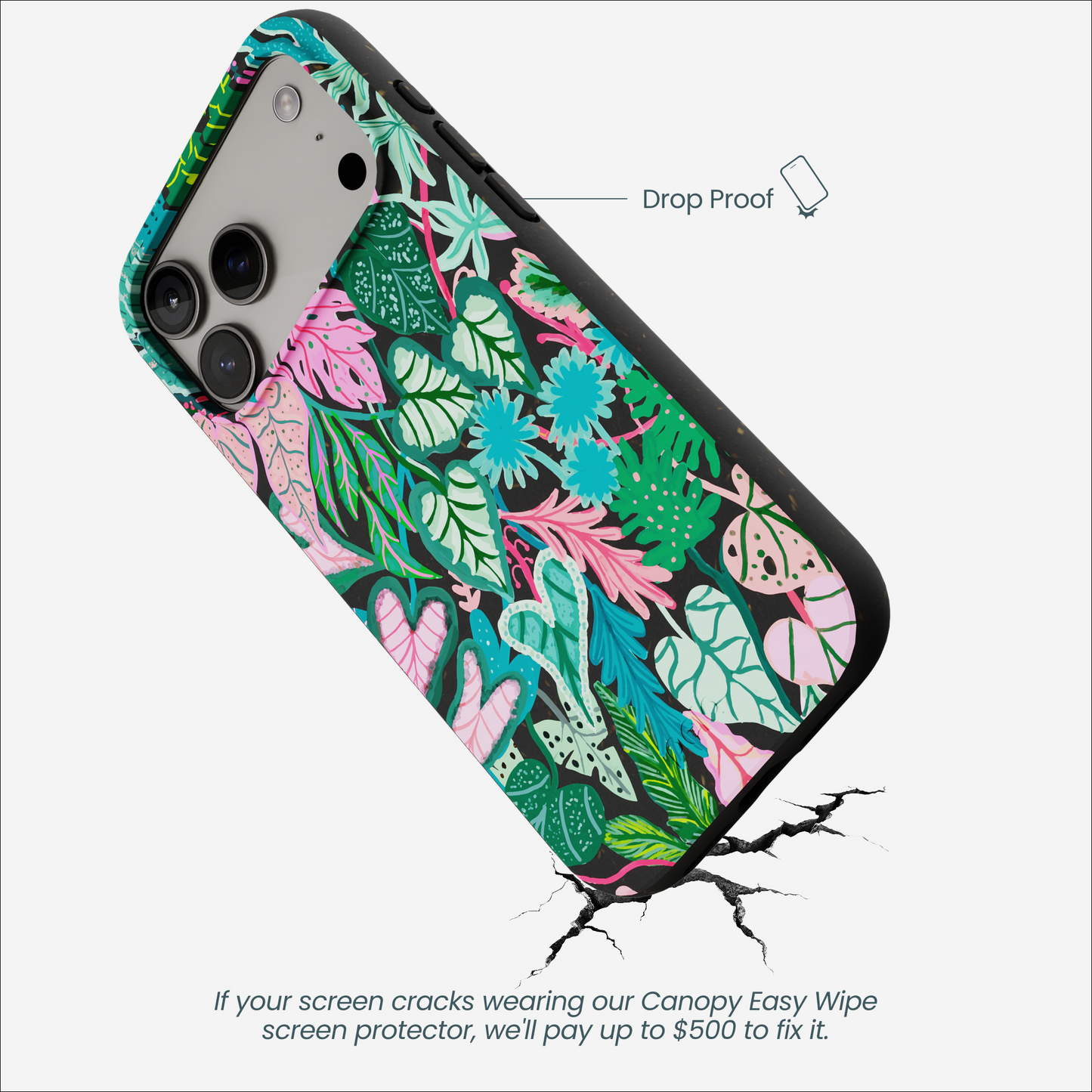 Black Tropic Noir iPhone 17 Pro Max Case