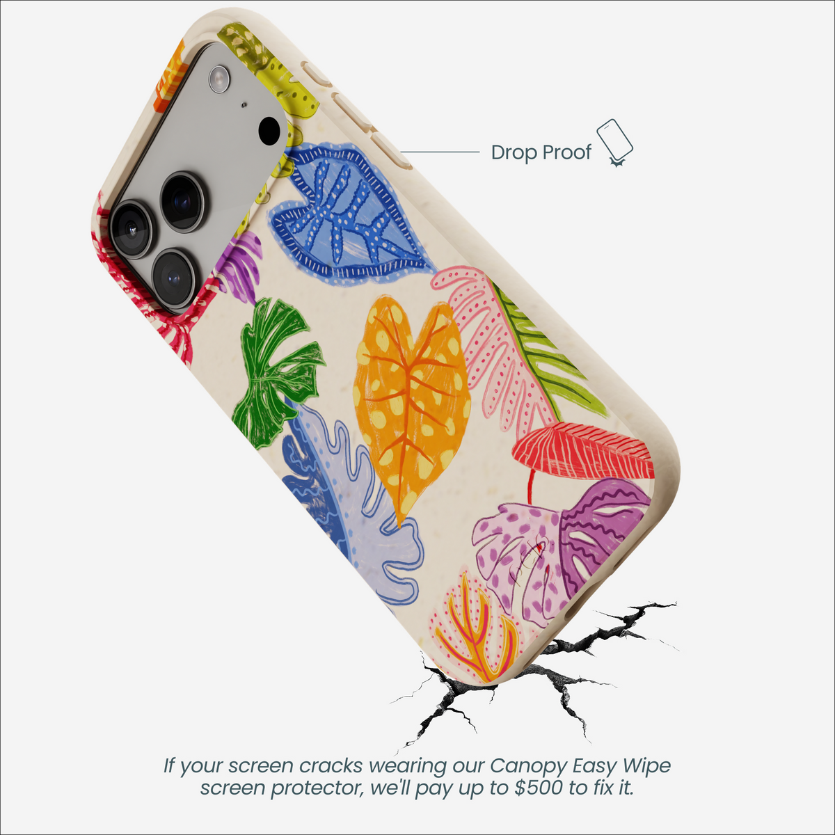 Seashell Tropical Cheer iPhone 17 Pro Max Case