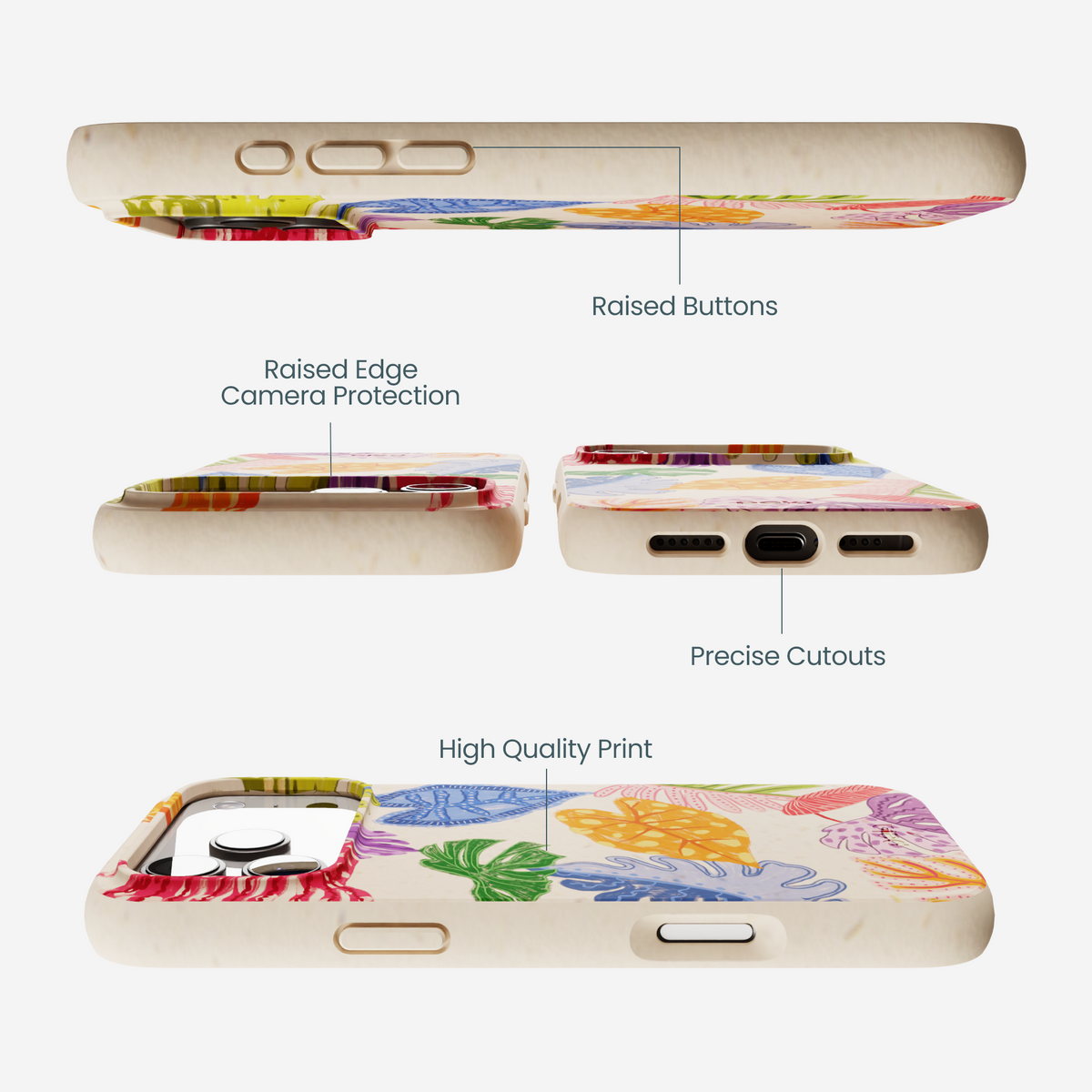 Seashell Tropical Cheer iPhone 17 Pro Max Case