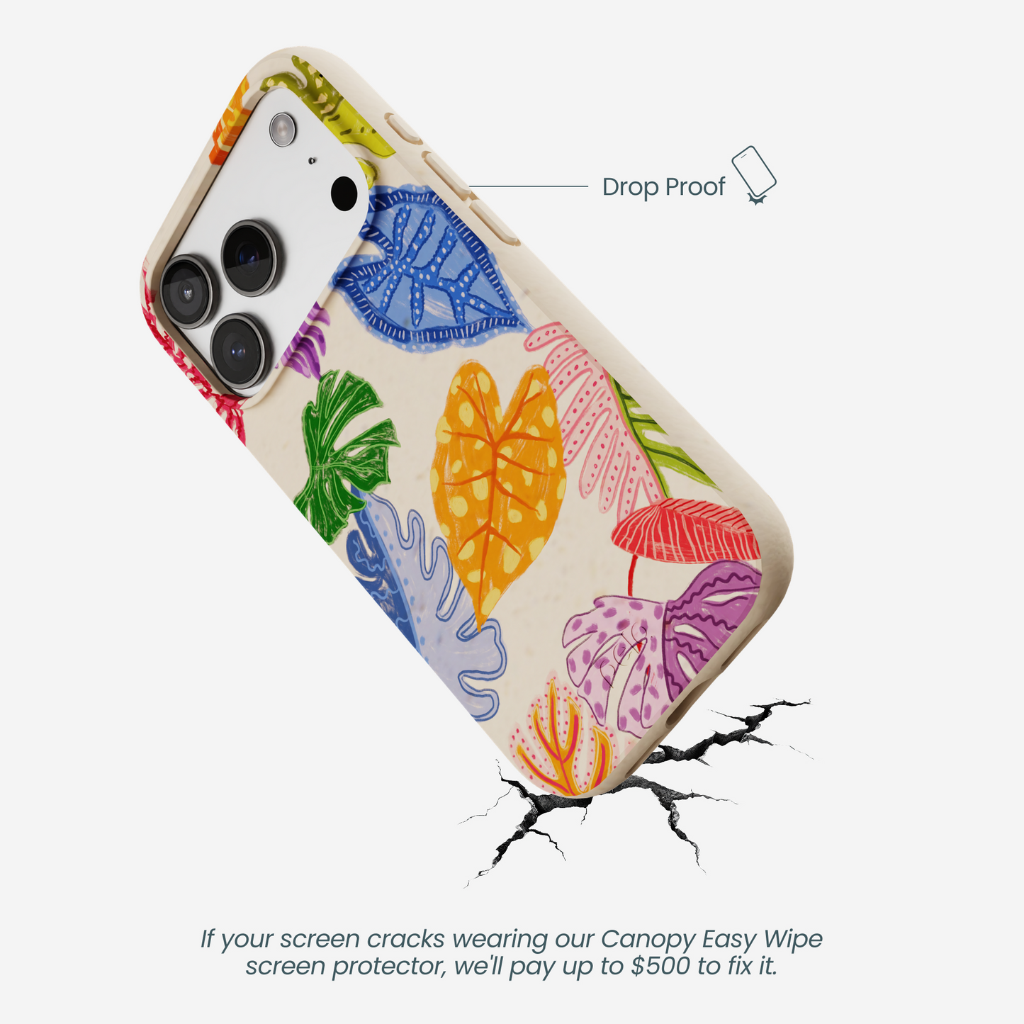 Seashell Tropical Cheer iPhone 17 Pro Case