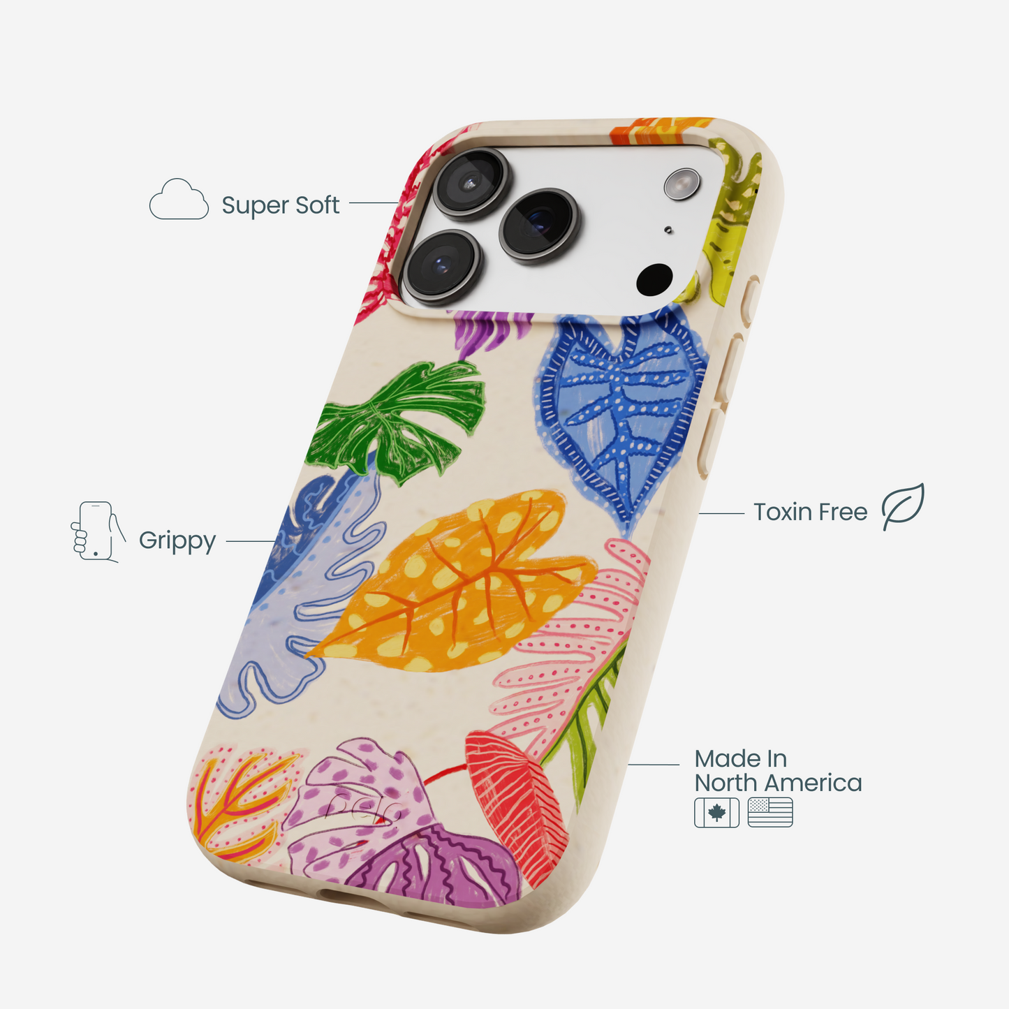Seashell Tropical Cheer iPhone 17 Pro Case