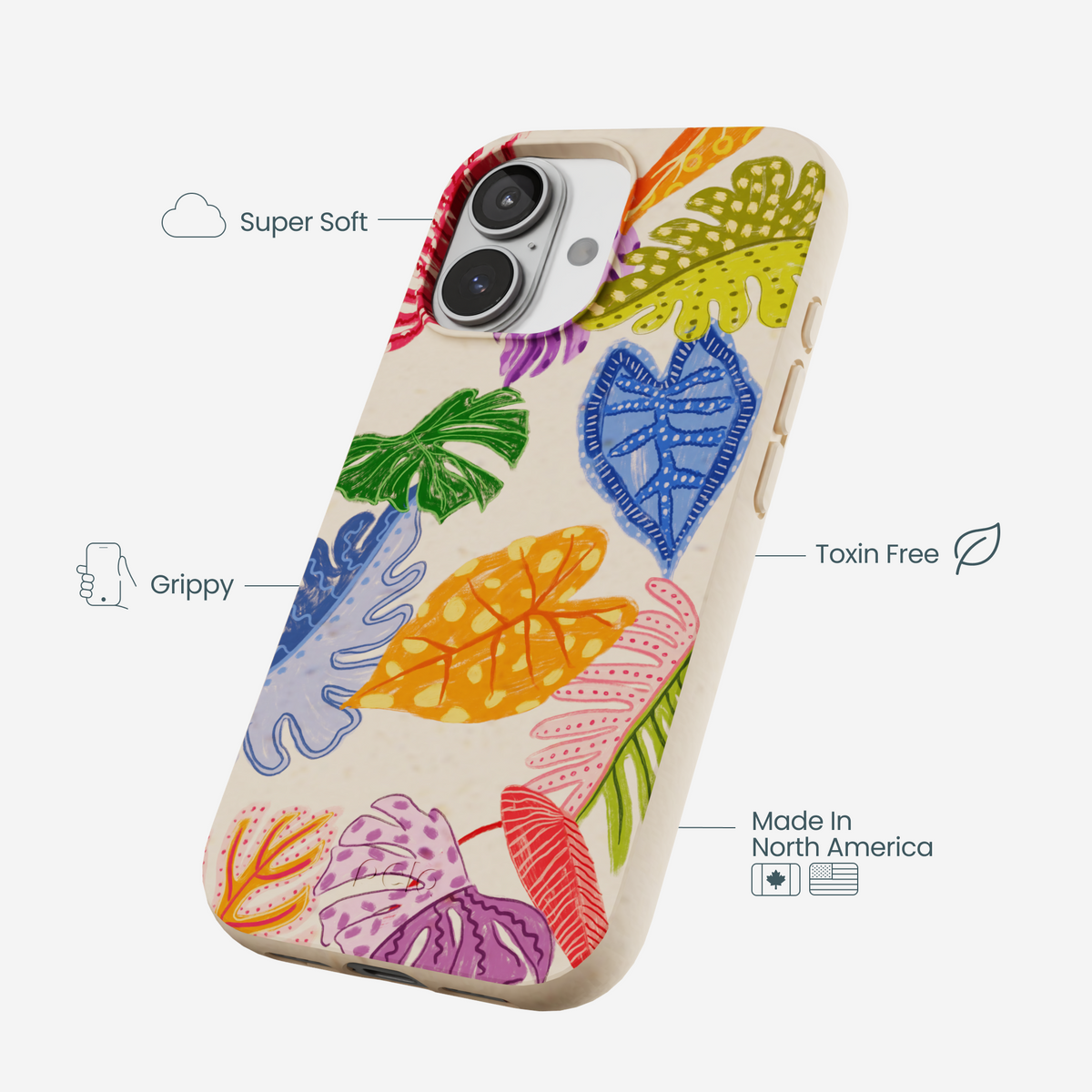 Seashell Tropical Cheer iPhone 17 Case