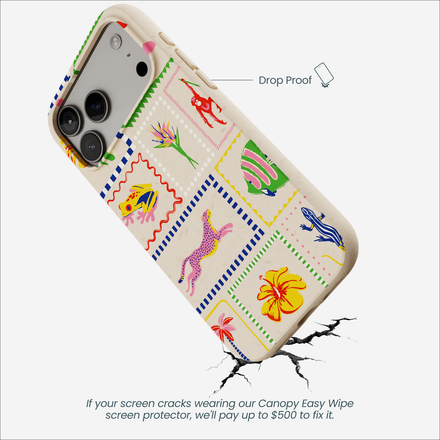 Seashell Tropical Paradise iPhone 17 Pro Max Case