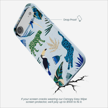 Powder Blue Tropical Rainforest iPhone Air Case