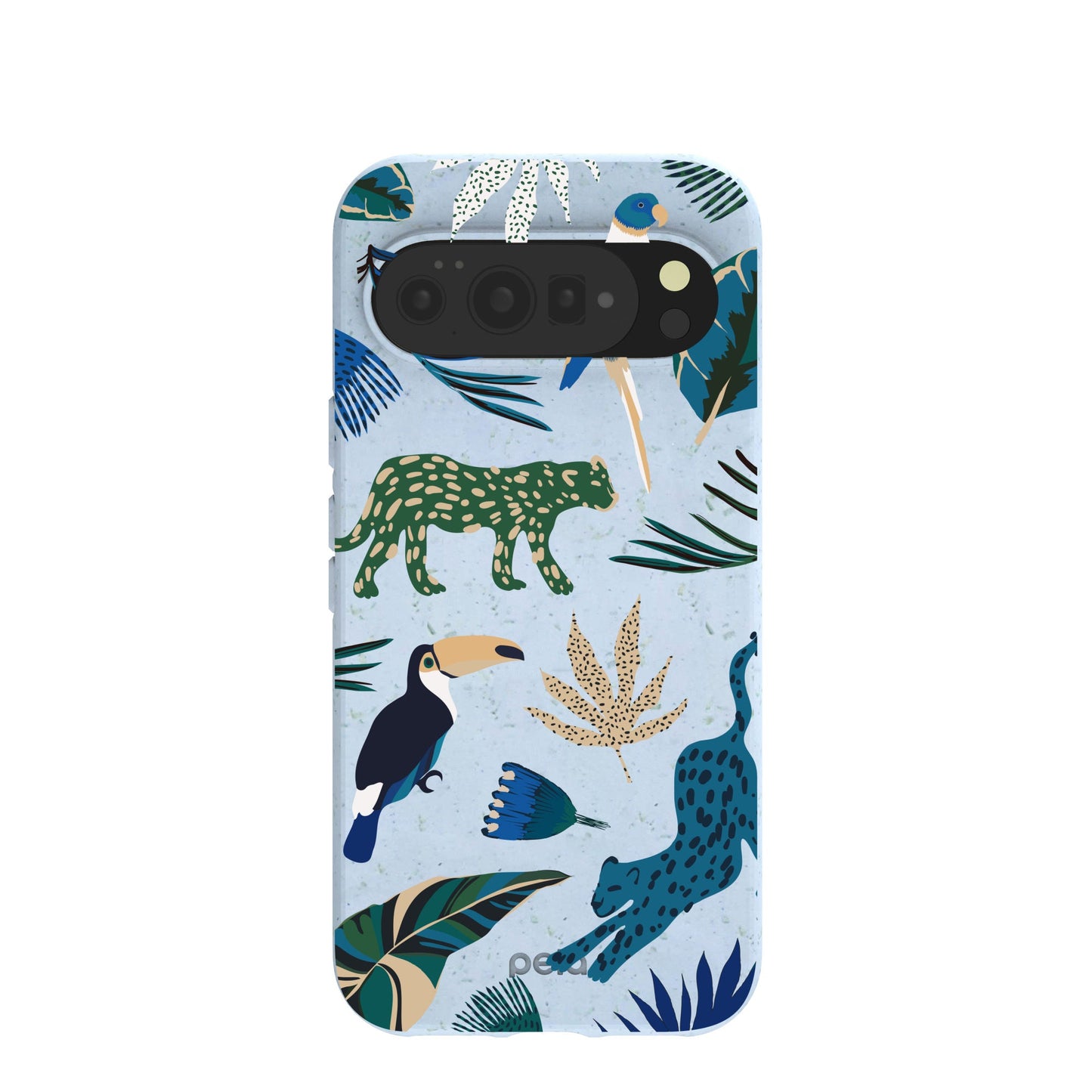 Powder Blue Tropical Rainforest Google Pixel 10 Pro XL Case