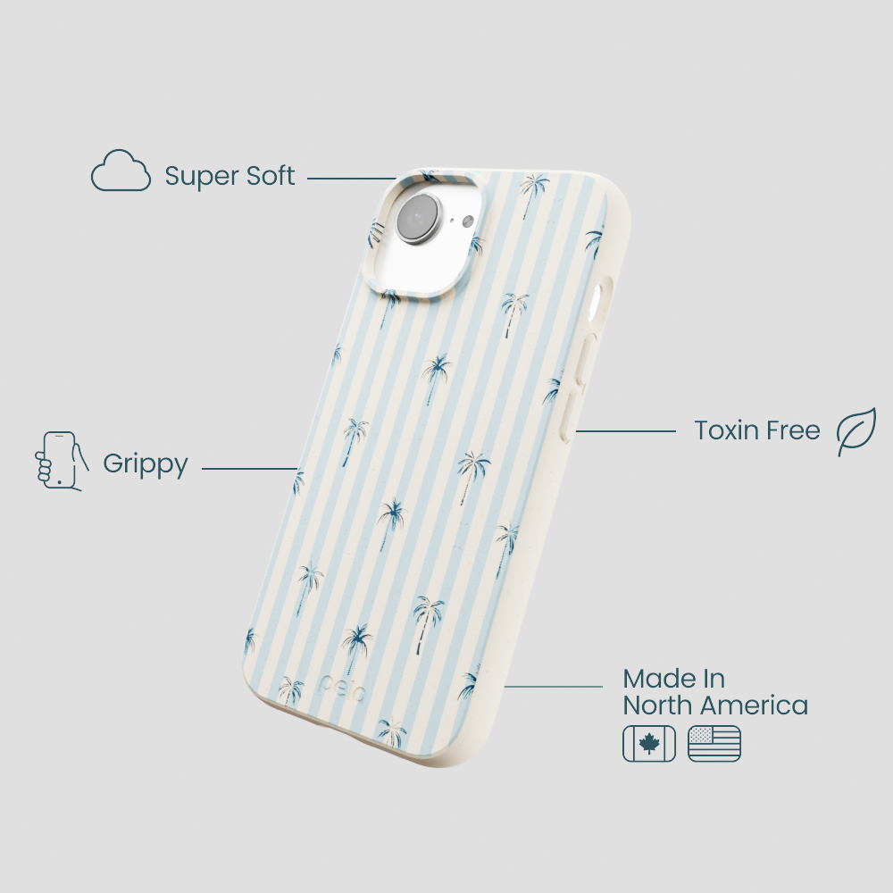 London Fog Tropical Stripes iPhone 16e/17e Case