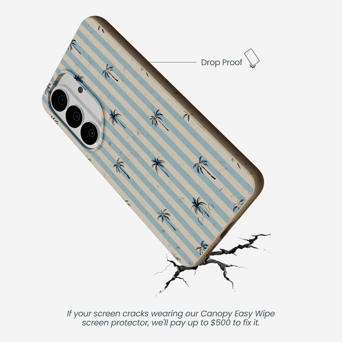 London Fog Tropical Stripes Samsung Galaxy S26 Case