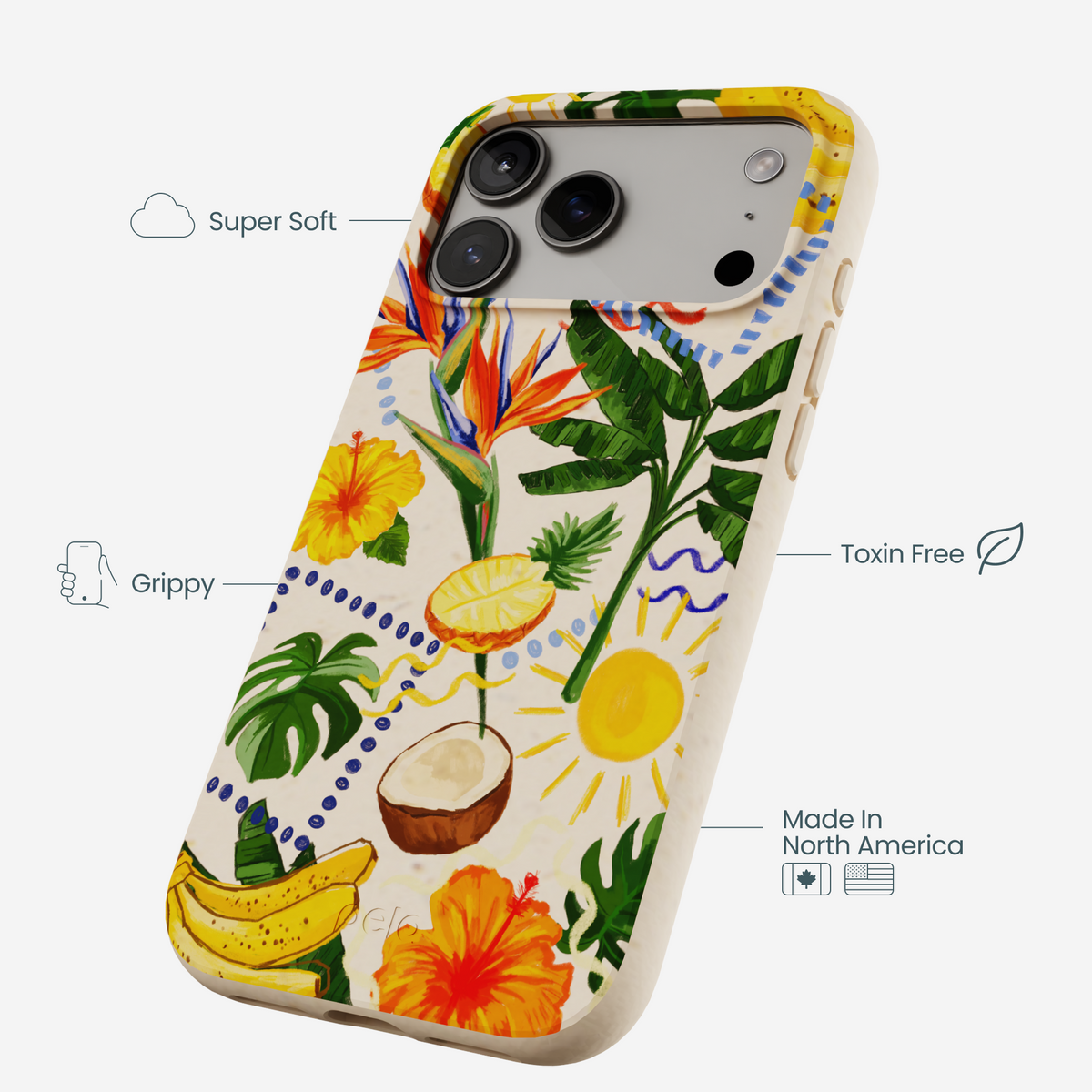 Seashell Tropics iPhone 17 Pro Max Case