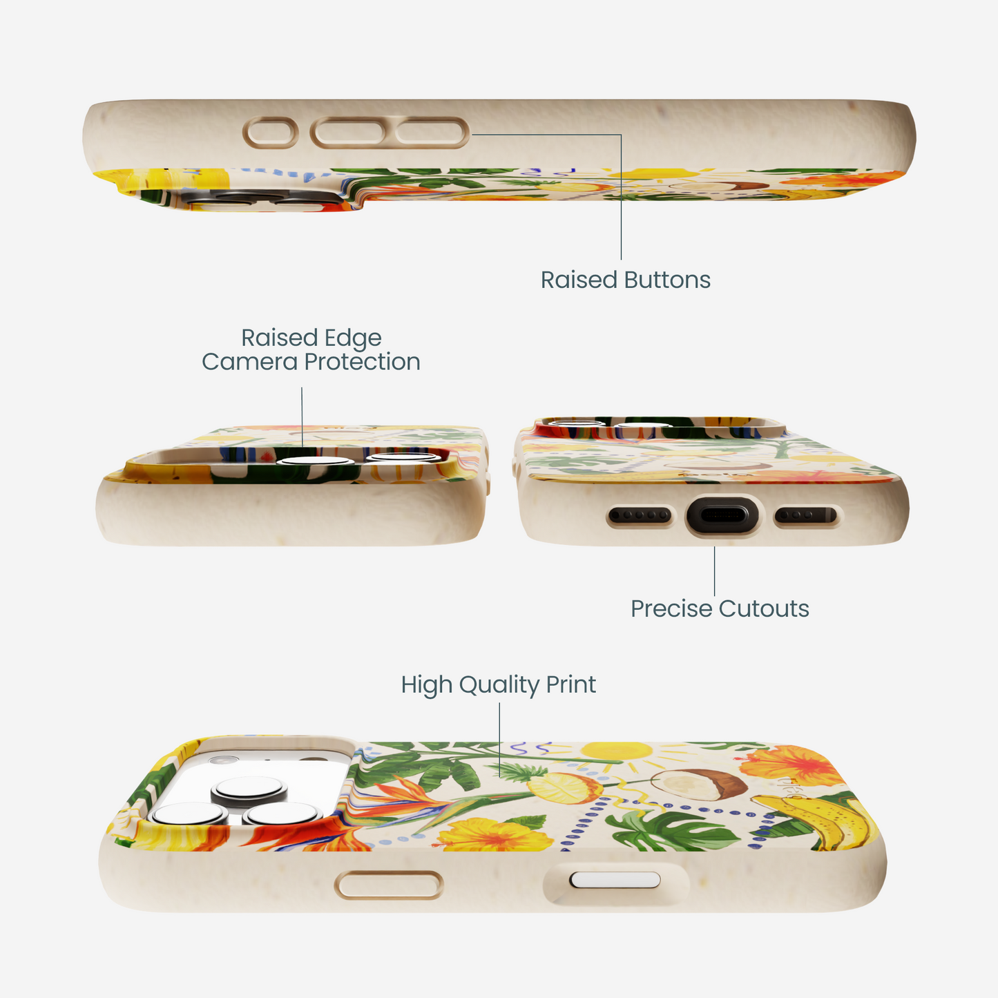 Seashell Tropics iPhone 17 Pro Case