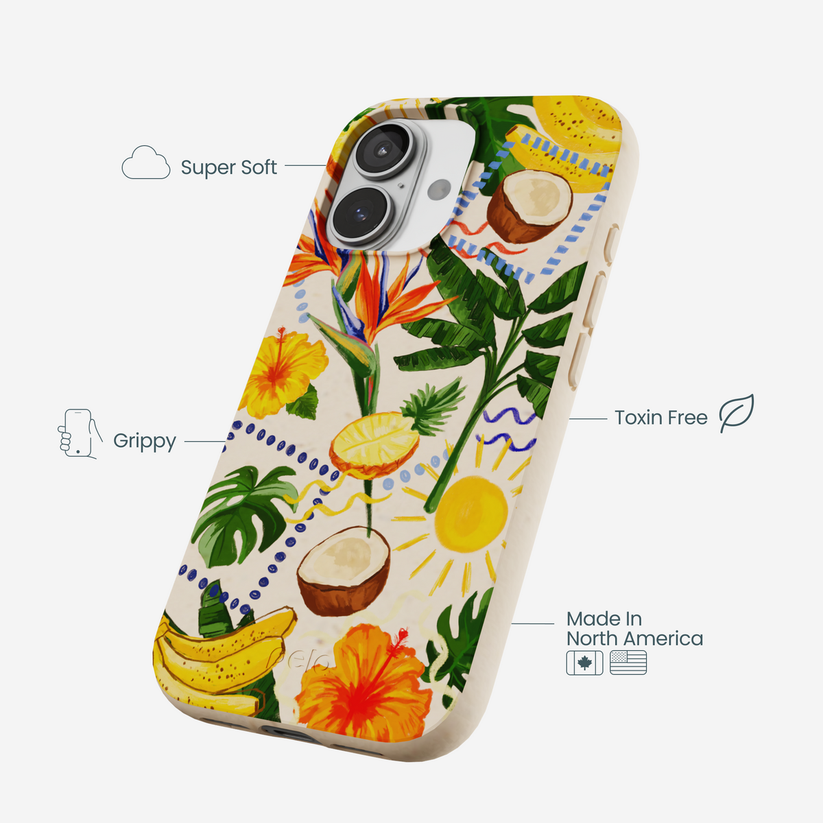 Seashell Tropics iPhone 17 Case