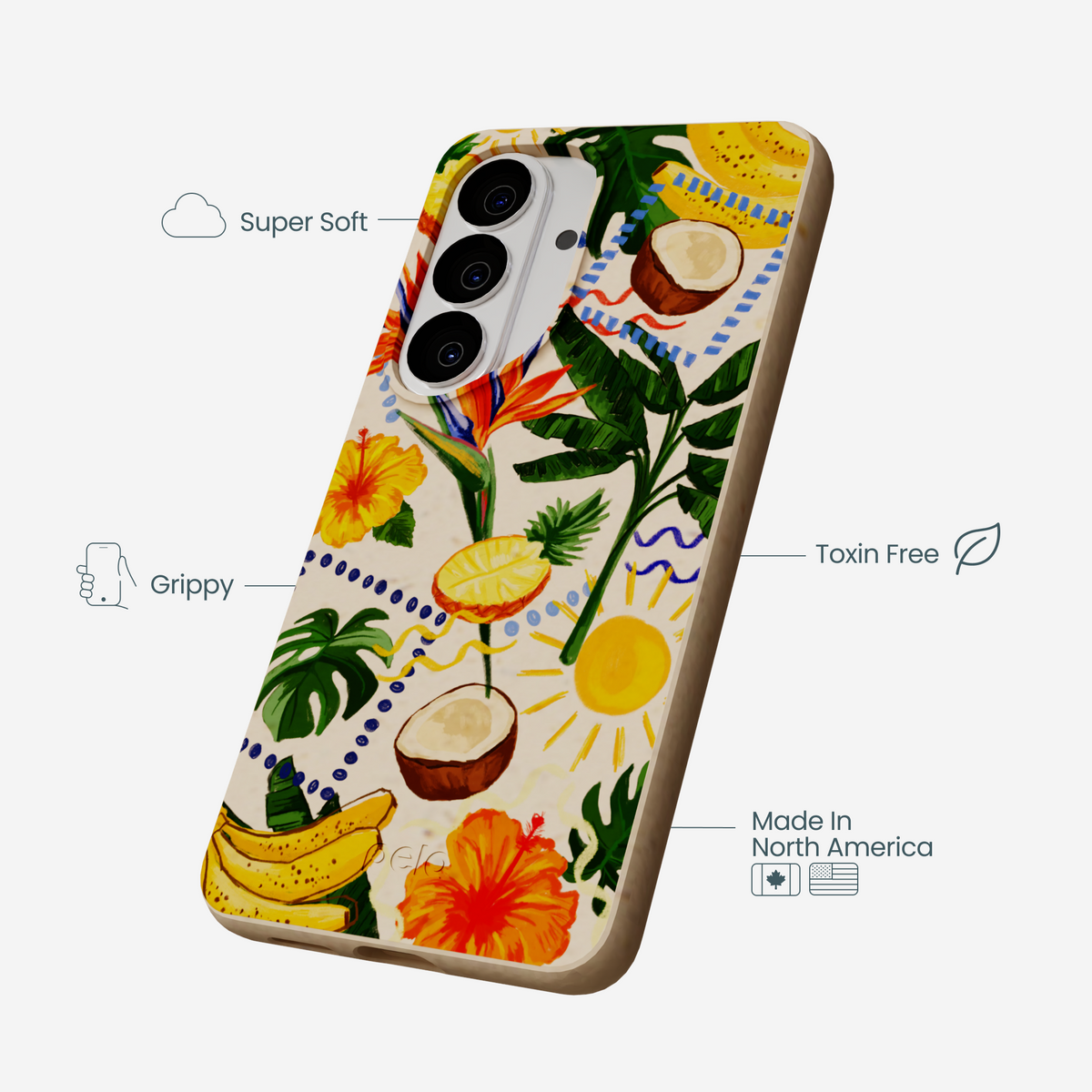 Seashell Tropics Samsung Galaxy S26 Case