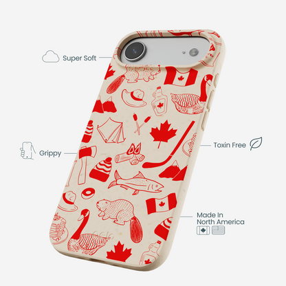 Seashell True North Red iPhone Air Case