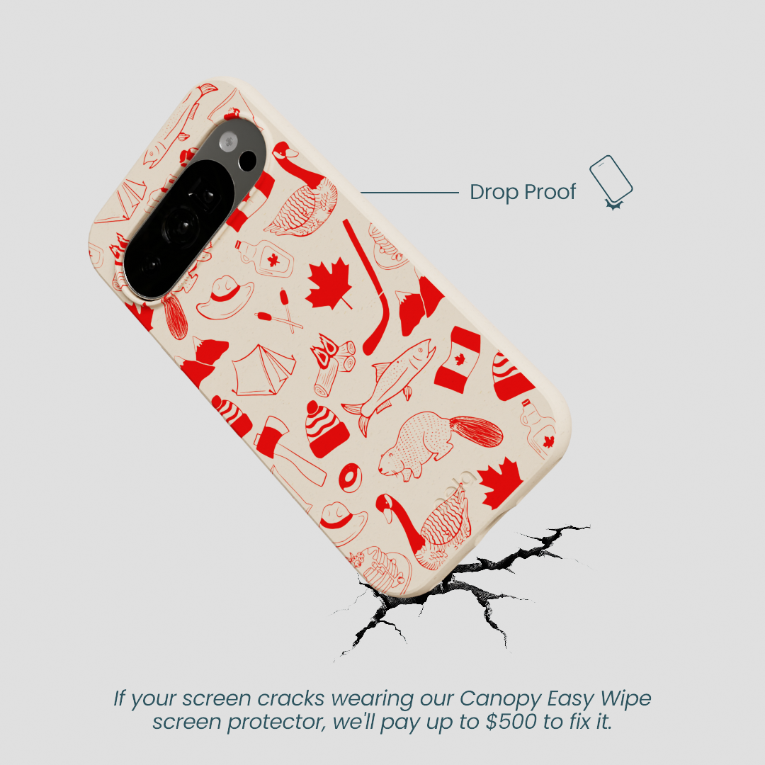 Seashell True North Red Google Pixel 10/10 Pro Case